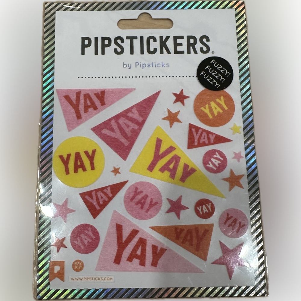 Pipsticks FUZZY stickers - 6 packages